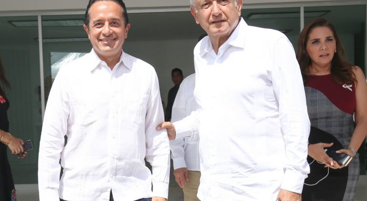 Continúa el respaldo de AMLO al gobernador de Quintana Roo pese a la violencia en la entidad