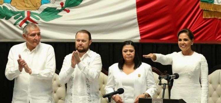 Mara Lezama toma protesta como la primer mujer gobernadora de Quintana Roo