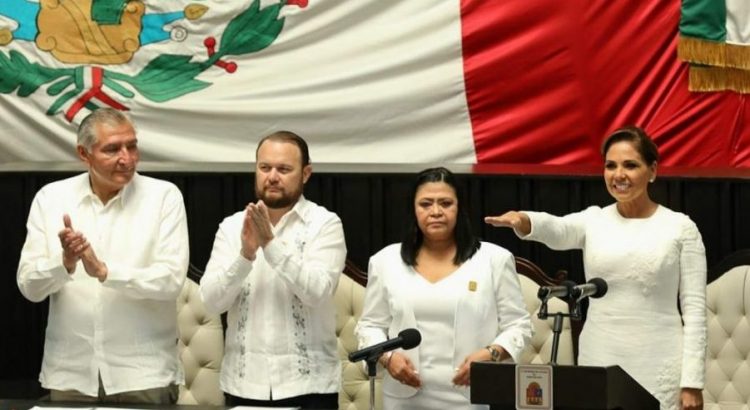 Mara Lezama toma protesta como la primer mujer gobernadora de Quintana Roo