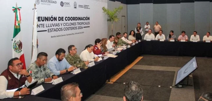 Protección Civil nacional presenta en Quintana Roo el nuevo protocolo ante huracanes