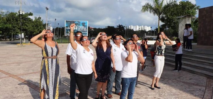 Planetarios de Cancún, Playa del Carmen, Cozumel y Chetumal listos para observar el eclipse solar