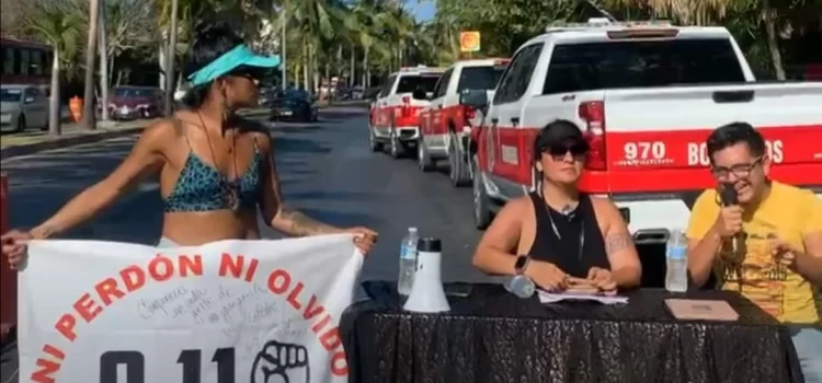 Madres buscadoras levantan bloqueo en la zona hotelera de Cancún