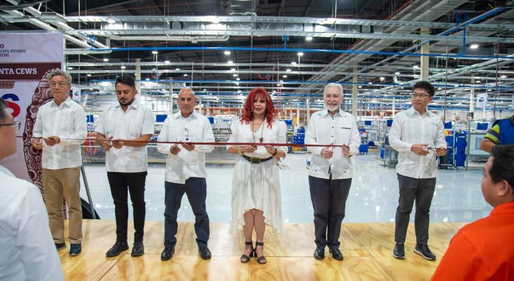 Inauguran planta automotriz de Chihuahua Electrical en Campeche