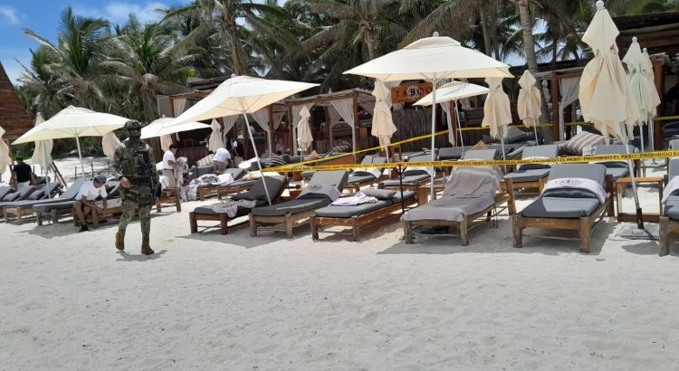 Una persona muerta y otra herida en ataque armado en club de playa de Tulum