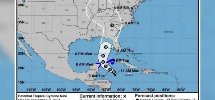 Quintana Roo entra en Alerta Azul por el acercamiento de ‘Helene’