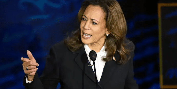 Kamala Harris arrincona a Donald Trump en primer debate