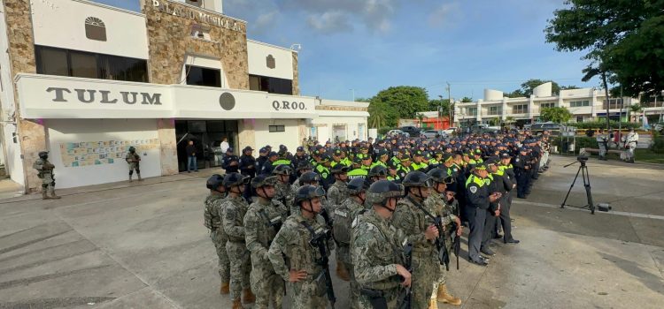 Presentan la Estrategia Integral para la Construcción de la Paz Blindaje Tulum