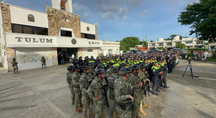 Presentan la Estrategia Integral para la Construcción de la Paz Blindaje Tulum