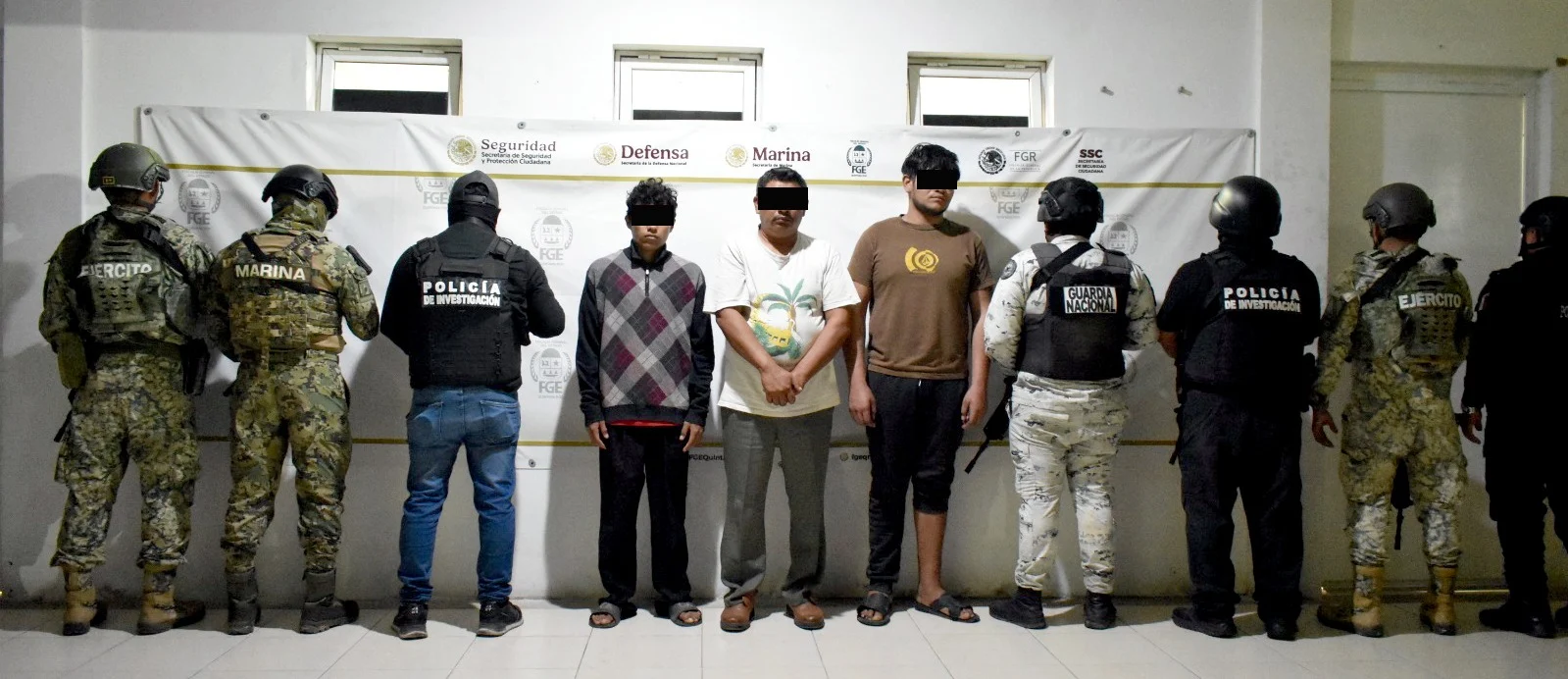 Capturan a ocho generadores de violencia en Limones en 15 cateos simultáneos